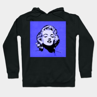 Marilyn | Blue | Pop Art Hoodie